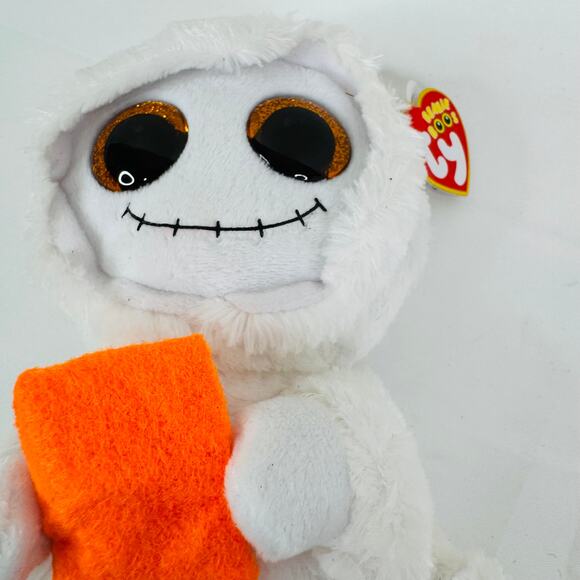 TY Beanie Boos 6" MIST Ghost Halloween White Plush Boo Trick or Treat NWT - Picture 2 of 6
